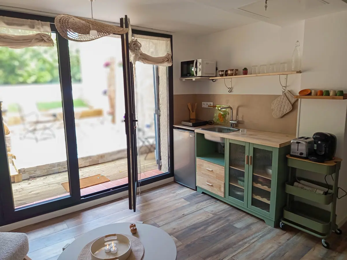 Kitchenette équipée pour vos petits-déjeuners